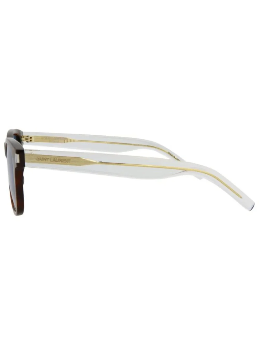 New Saint Laurent Women's Sunglasses Square Rectangle Acetate Frame Unisex Blue